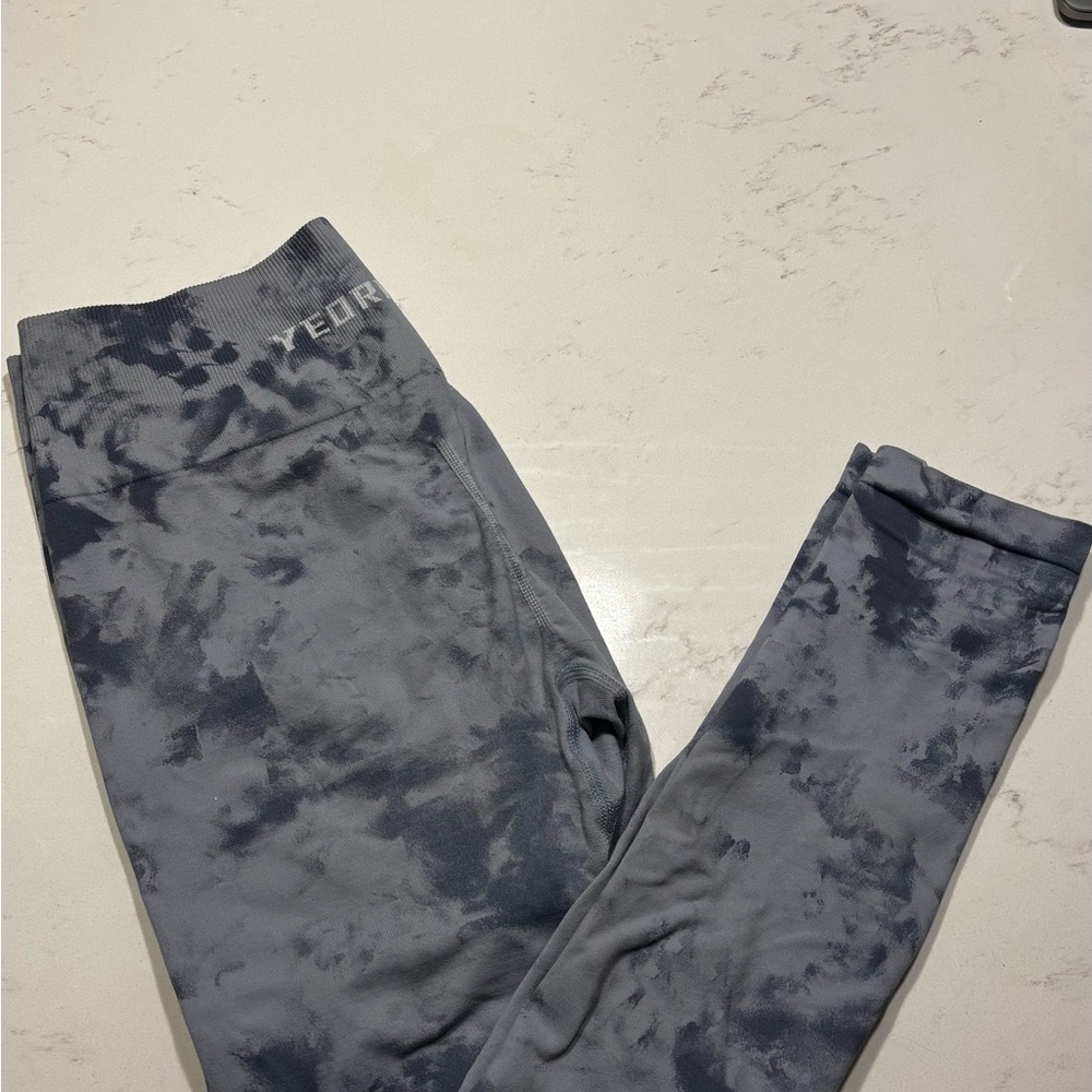 Yeoreo Blue Patterned Leggings